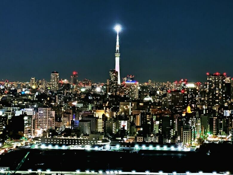 メズム東京　夜景