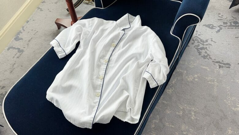 リッツカールトン大阪　パジャマ