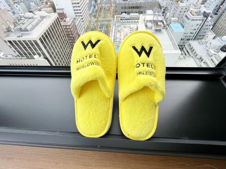W大阪　スリッパ　持ち帰り