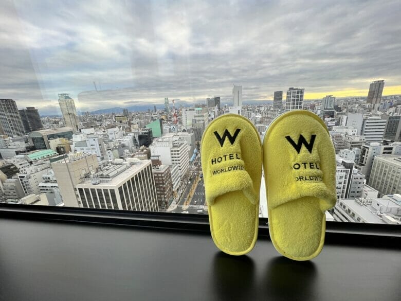 W大阪　スリッパ　持ち帰り