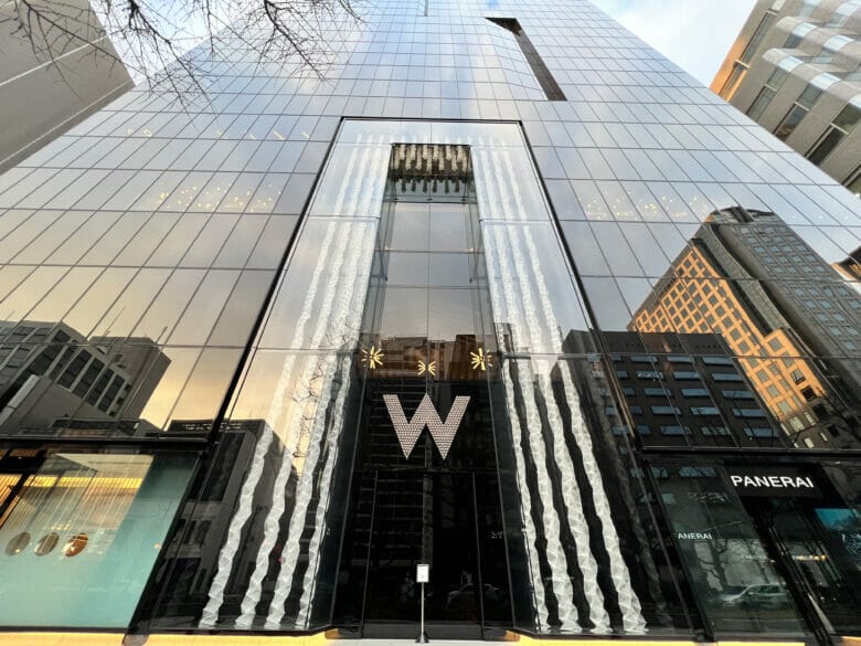 Wホテル大阪　外観　宿泊記ブログ