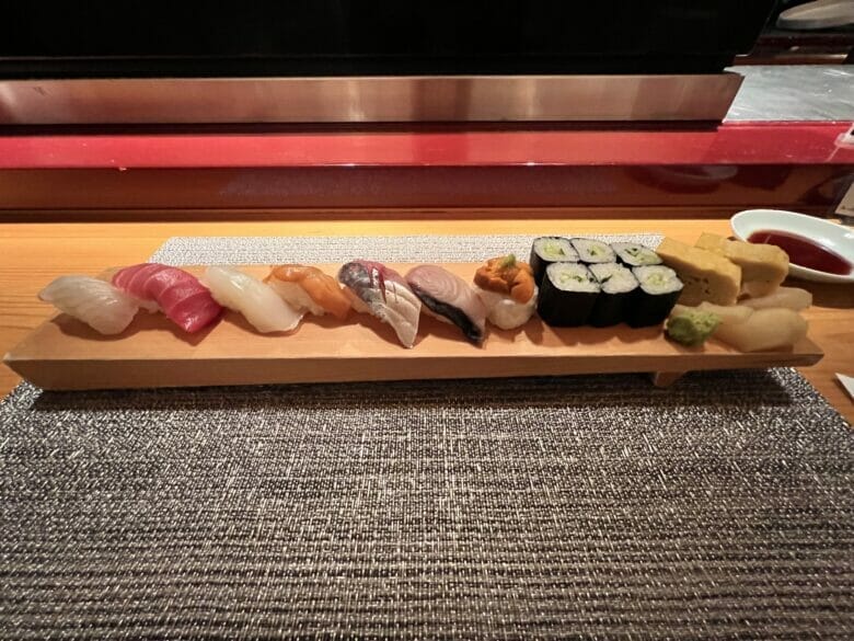 シェラトン広島　雅庭　寿司　和食　宿泊記ブログ