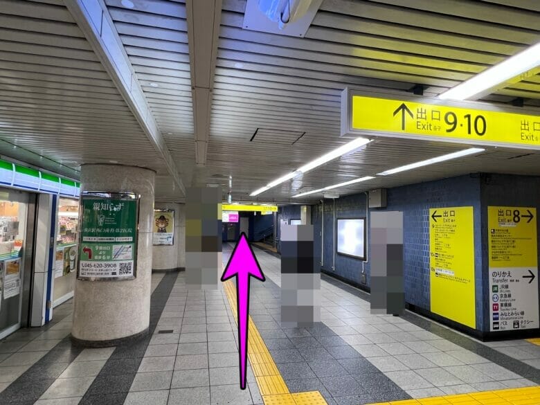 横浜ベイシェラトン　アクセス　行き方　地下鉄　最寄駅　出口