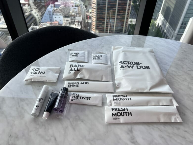 W大阪　Wホテル大阪　アメニティー　シャンプー　種類　画像