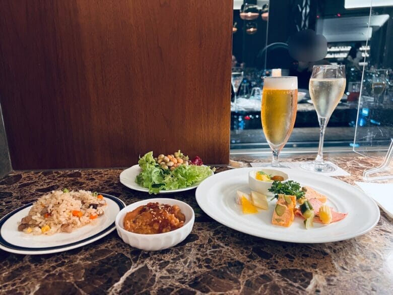 横浜ベイシェラトン　クラブラウンジ　ブログ　2023 2022 カクテルタイム　子供