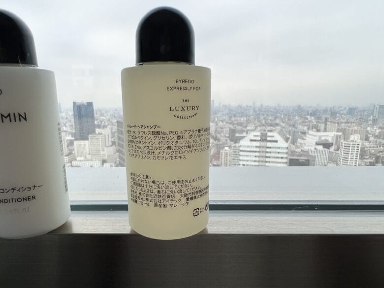 プリンスギャラリー紀尾井町　アメニティー　シャンプー　画像