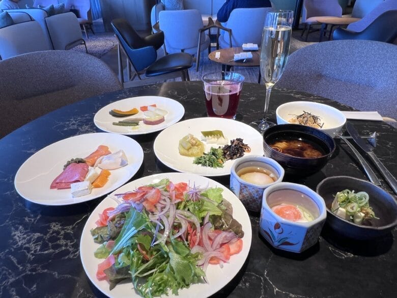ウェスティン都ホテル京都　クラブラウンジ　朝食　ブログ　プラチナ　画像