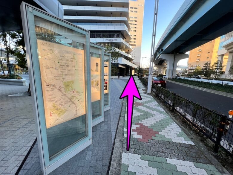 メズム東京　アクセス　行き方　最寄駅　出口