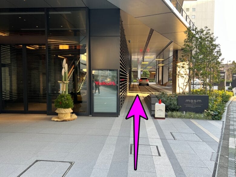 メズム東京　アクセス　行き方　最寄駅　出口