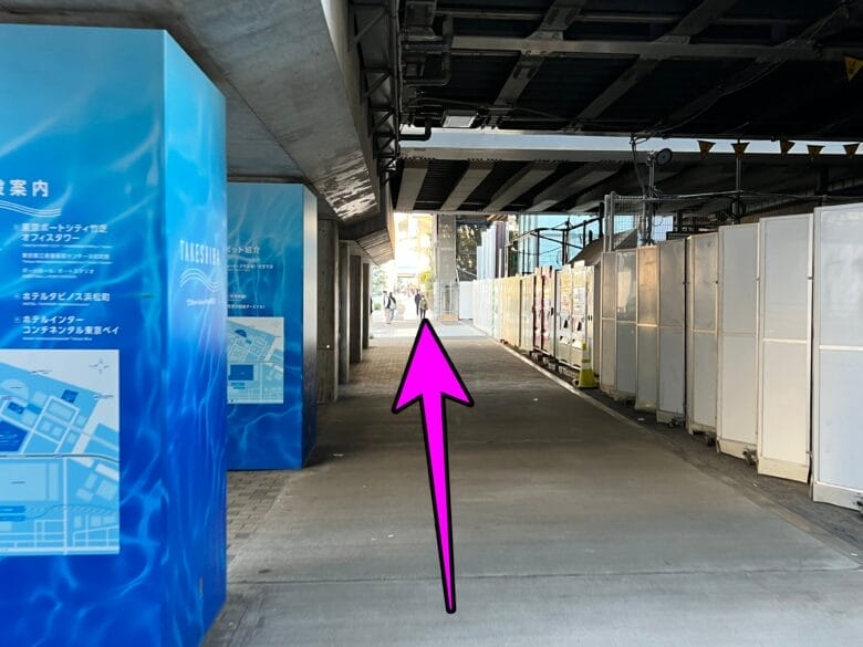 メズム東京　アクセス　行き方　最寄駅　出口