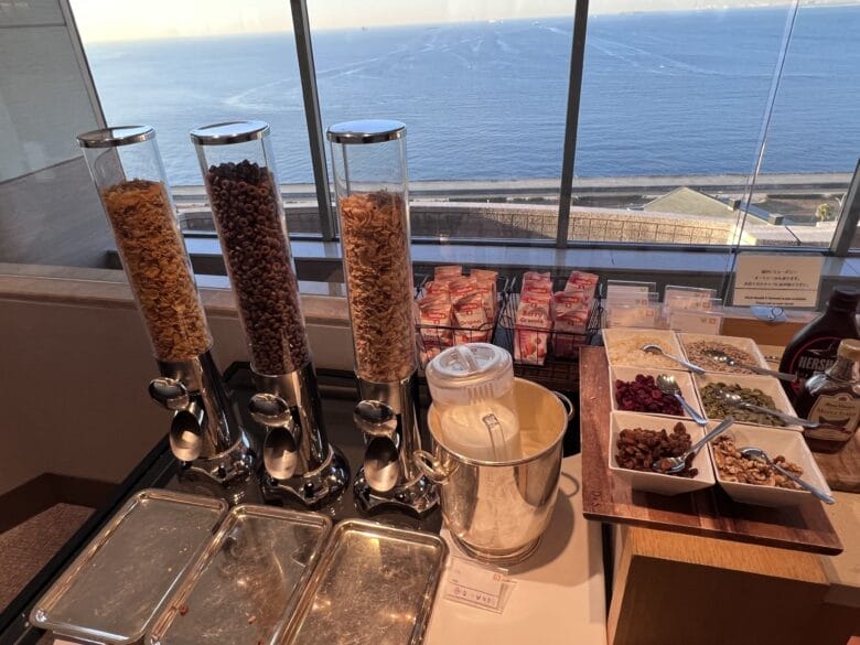 シェラトングランデトーキョーベイ　クラブラウンジ　朝食