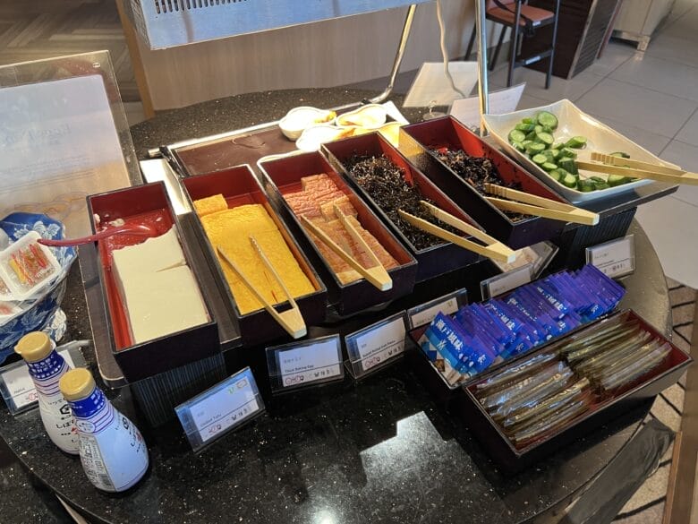 シェラトングランデトーキョーベイ　クラブラウンジ　朝食