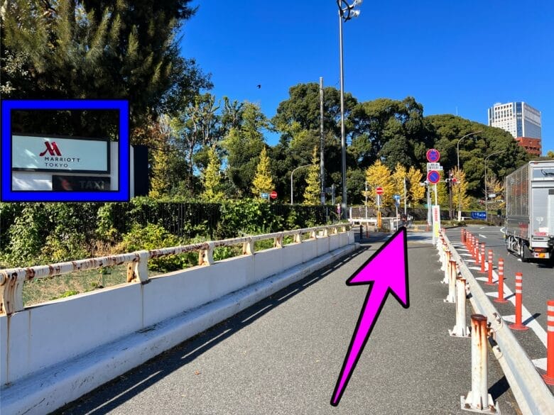東京マリオットホテル アクセス 行き方 最寄り駅 出口
