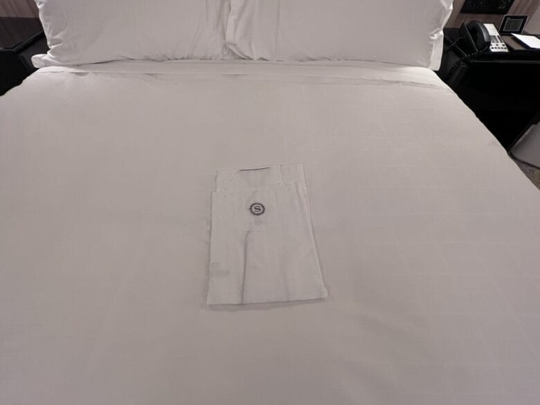 シェラトン都ホテル東京　パジャマ