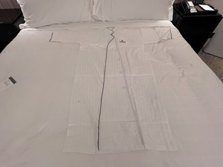 シェラトン都ホテル東京　パジャマ