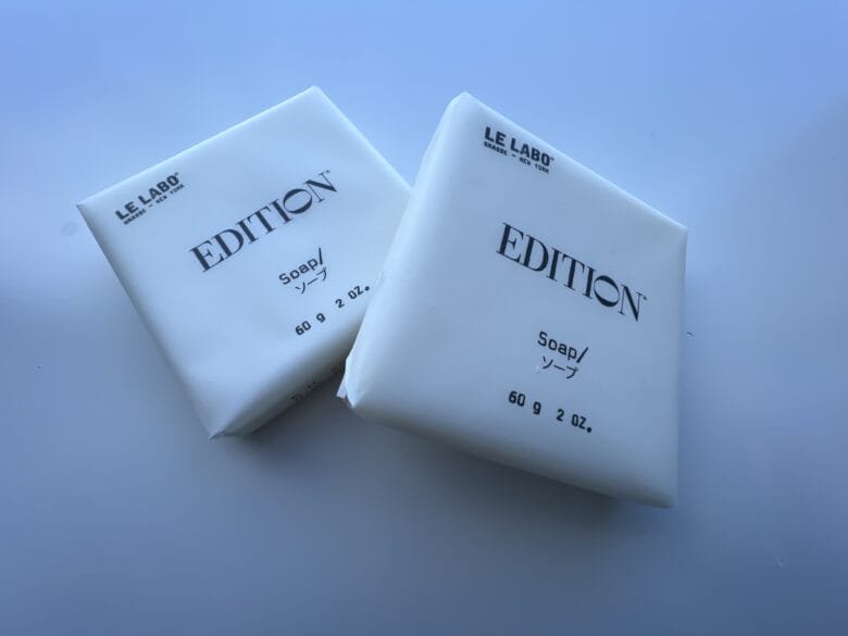 東京エディション虎ノ門　エディション　アメニティー　持ち帰り