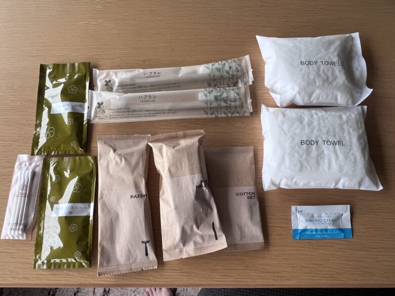 プリンス京都　アメニティー　化粧品