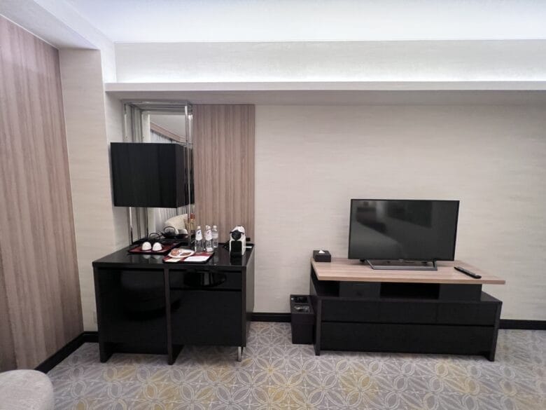 シェラトン都ホテル東京　アップグレード　部屋　客室