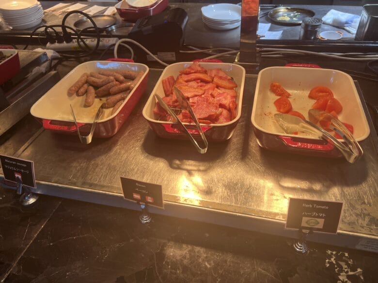 東京マリオット　朝食　朝ご飯　和食　玉子料理