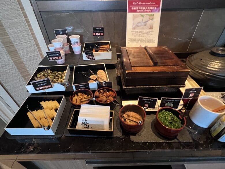 東京マリオット　朝食　朝ご飯　和食　玉子料理