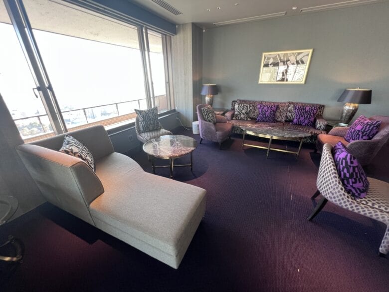 東京マリオットホテル　クラブラウンジ　ティータイム